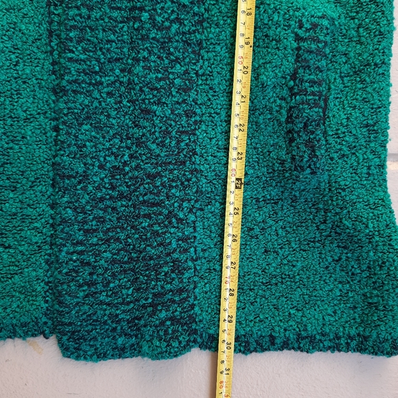 Vintage Monto Par Le Chois Sweater Jacket Size S-M Chunky Knit Puff Sleeve - Picture 10 of 14